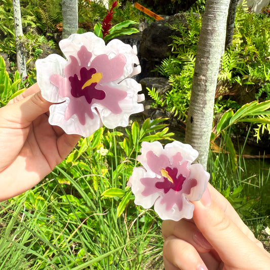 Bujo Bae x Coopmonsters Lilac Hibiscus Hair Claw