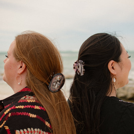 Kuiki x Coopmonsters Purple Cowrie Hair Claw