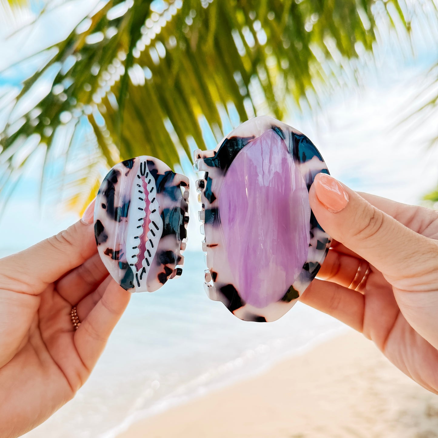 Kuiki x Coopmonsters Purple Cowrie Hair Claw