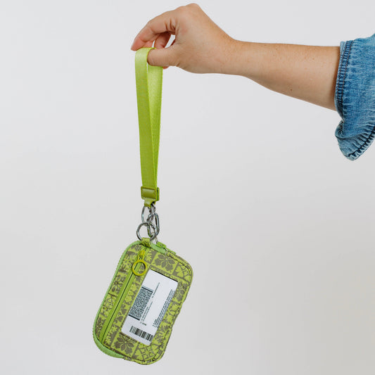 Coopmonsters Olive Quilt Hands Free Wallet Pouch