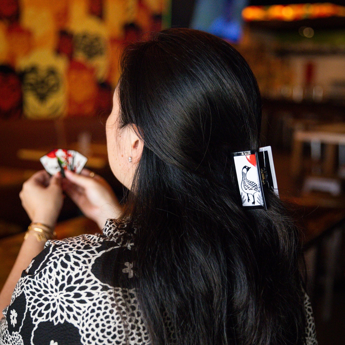 Art by Sachiko x Coopmonsters Hanafuda Hair Claw