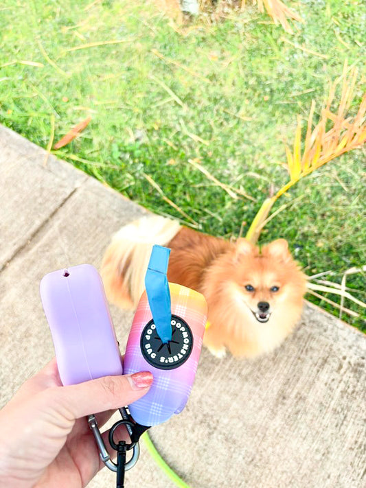 Ānuenue Rainbow Palaka Poop Bag Holder