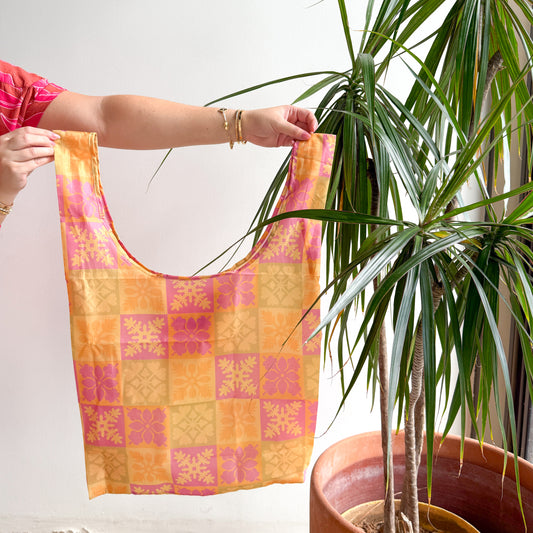 Coopmonsters Reusable Bag Colorful Quilt