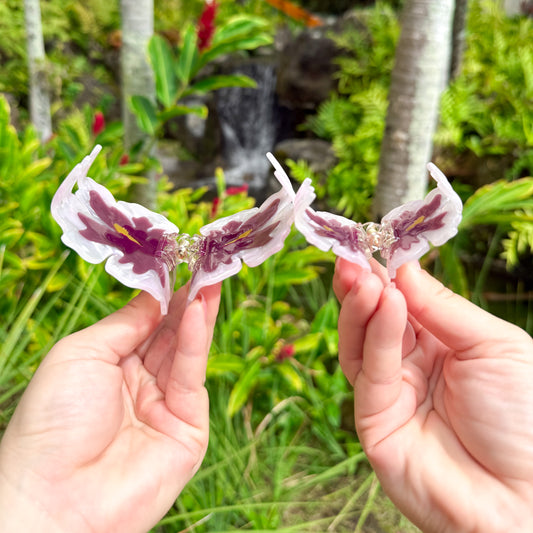 Bujo Bae x Coopmonsters Lilac Hibiscus Hair Claw