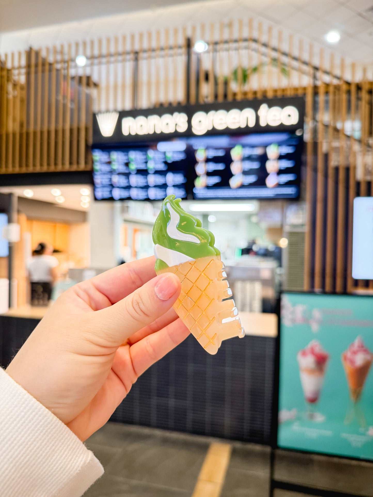 Coopmonsters Matcha Ice Cream Hair Claw