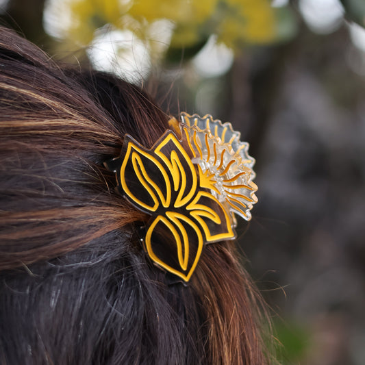 Sig Zane Designs x Coopmonsters Clear Lehua Mamo Hair Claw