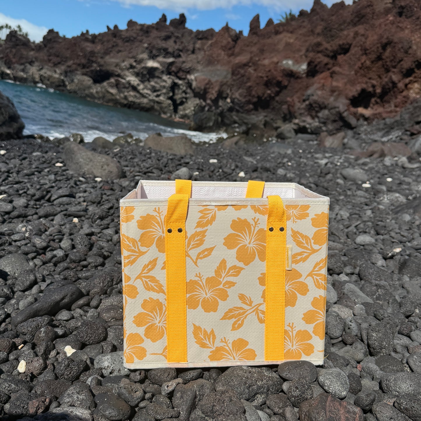 Coopmonsters Box Bag Yellow Hibiscus