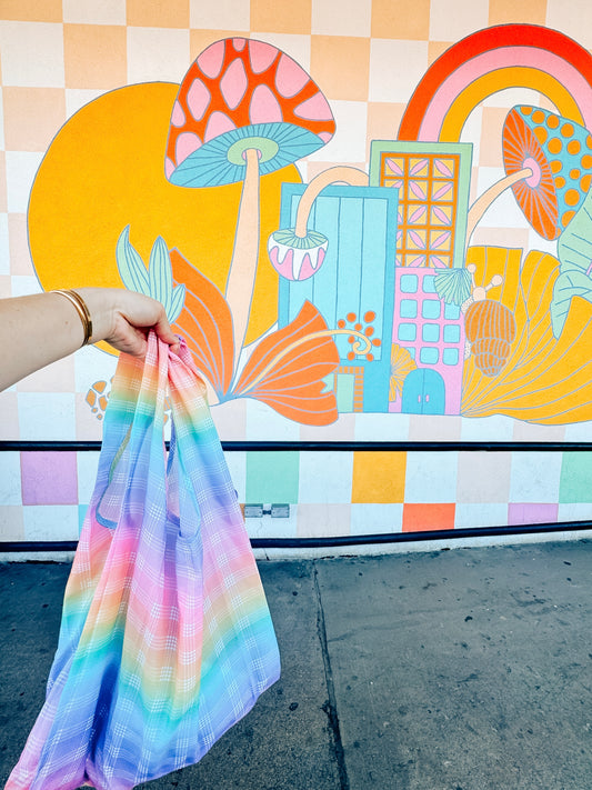 Coopmonsters Reusable Bag Ānuenue Palaka