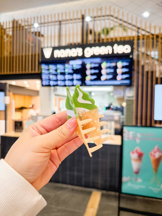 Coopmonsters Matcha Ice Cream Hair Claw