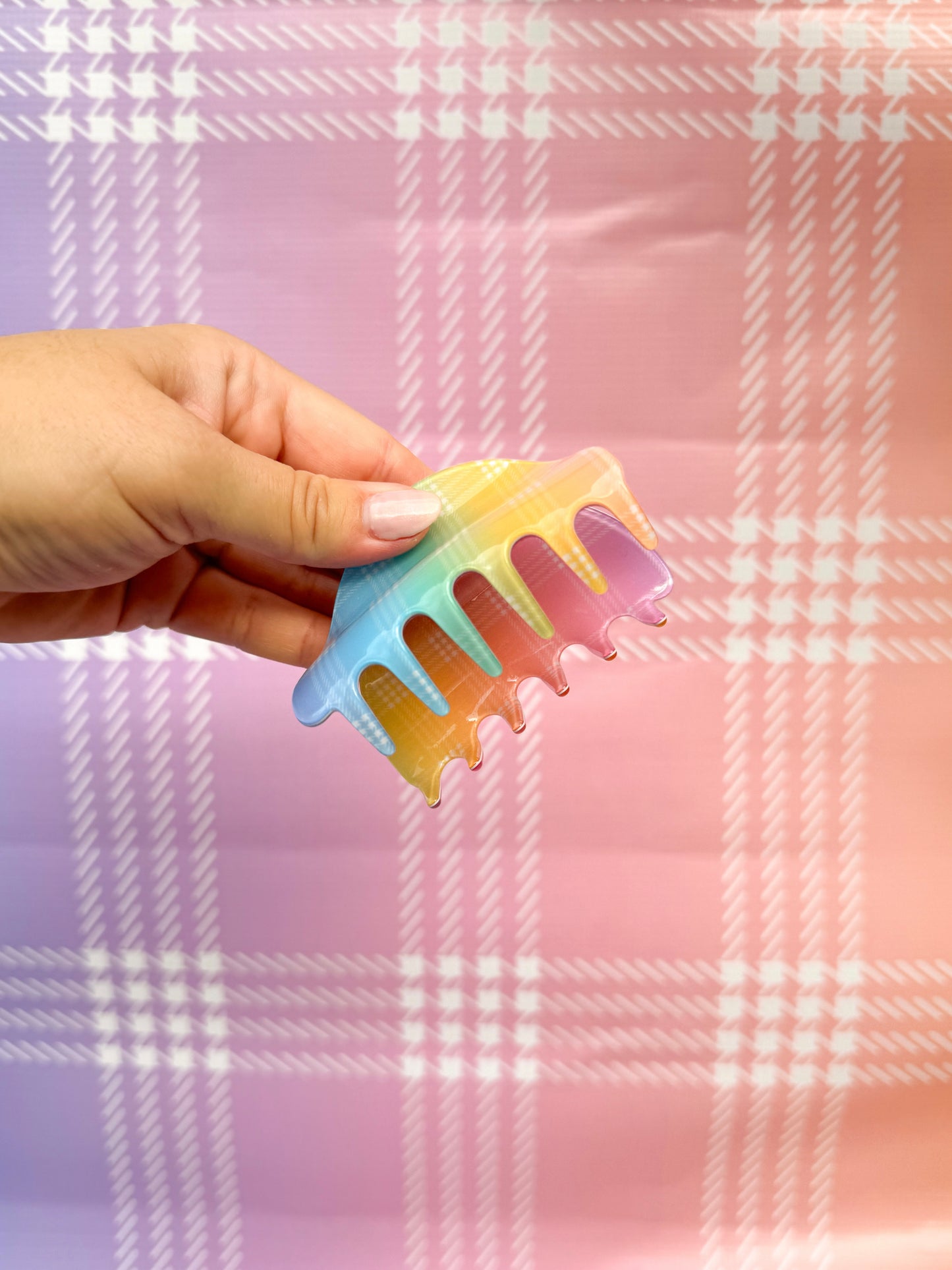 Coopmonsters Ānuenue Palaka Hair Claw