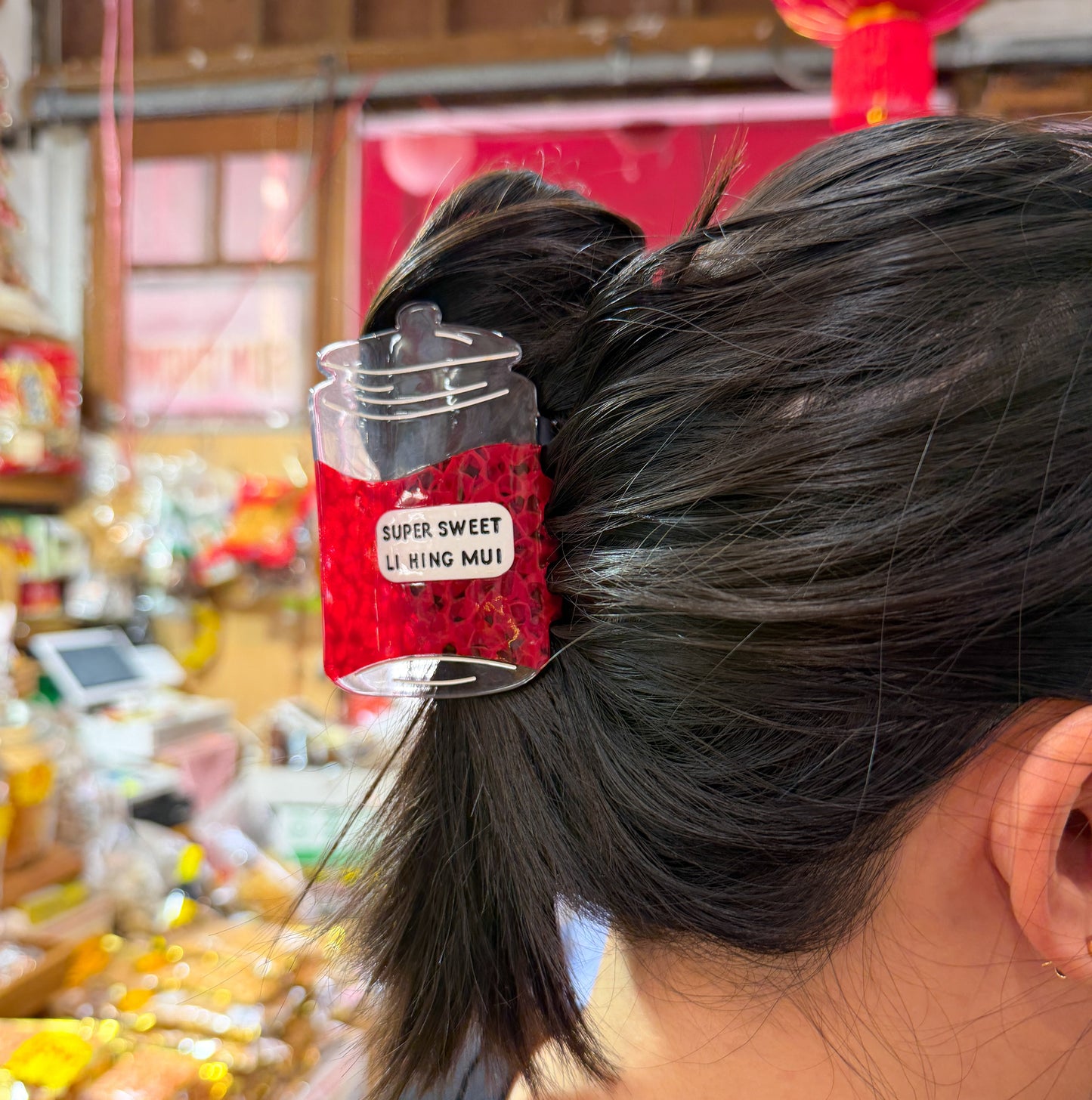 Sun Chong x Coopmonsters Sweet Li Hing Mui Seed Jar Hair Claw