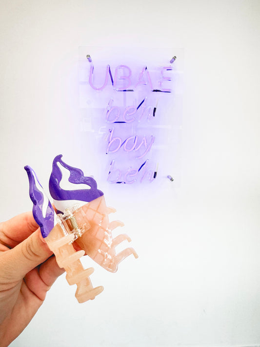 Coopmonsters Ube Ice Cream Hair Claw