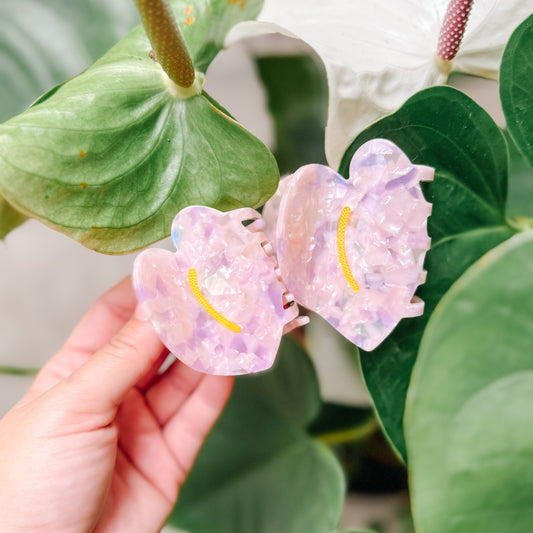 Coopmonsters Pink Anthurium Hair Claw
