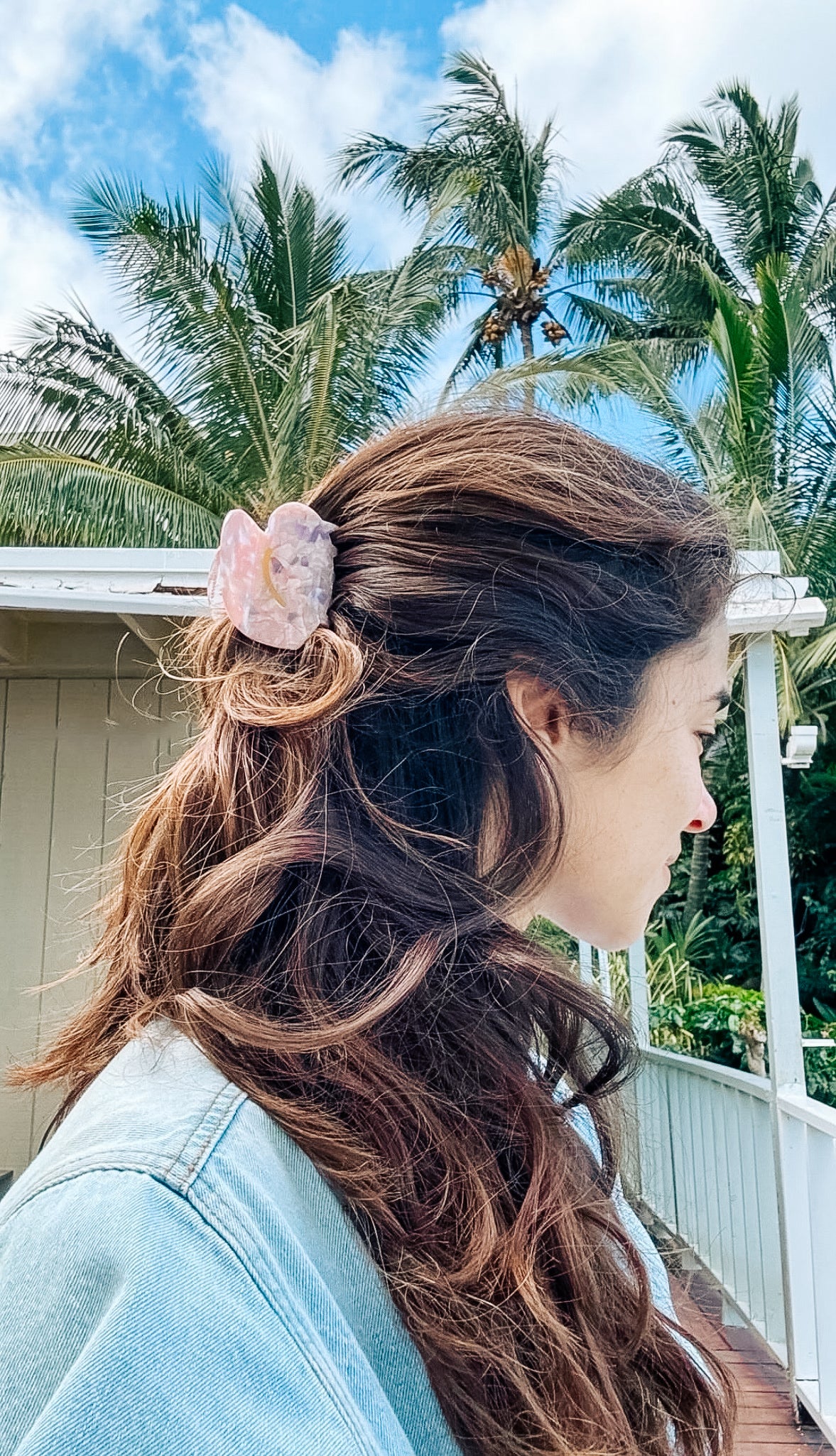 Coopmonsters Pink Anthurium Hair Claw