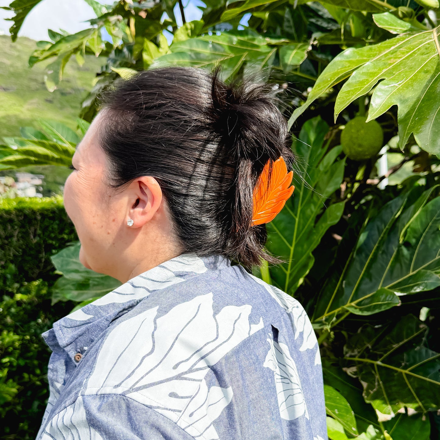 Sig Zane Designs x Coopmonsters Lau ʻUlu Hair Claw