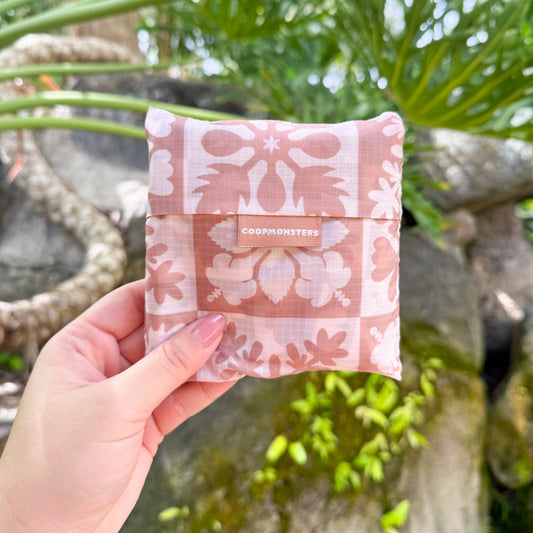 Coopmonsters Reusable Bag Beige Quilt