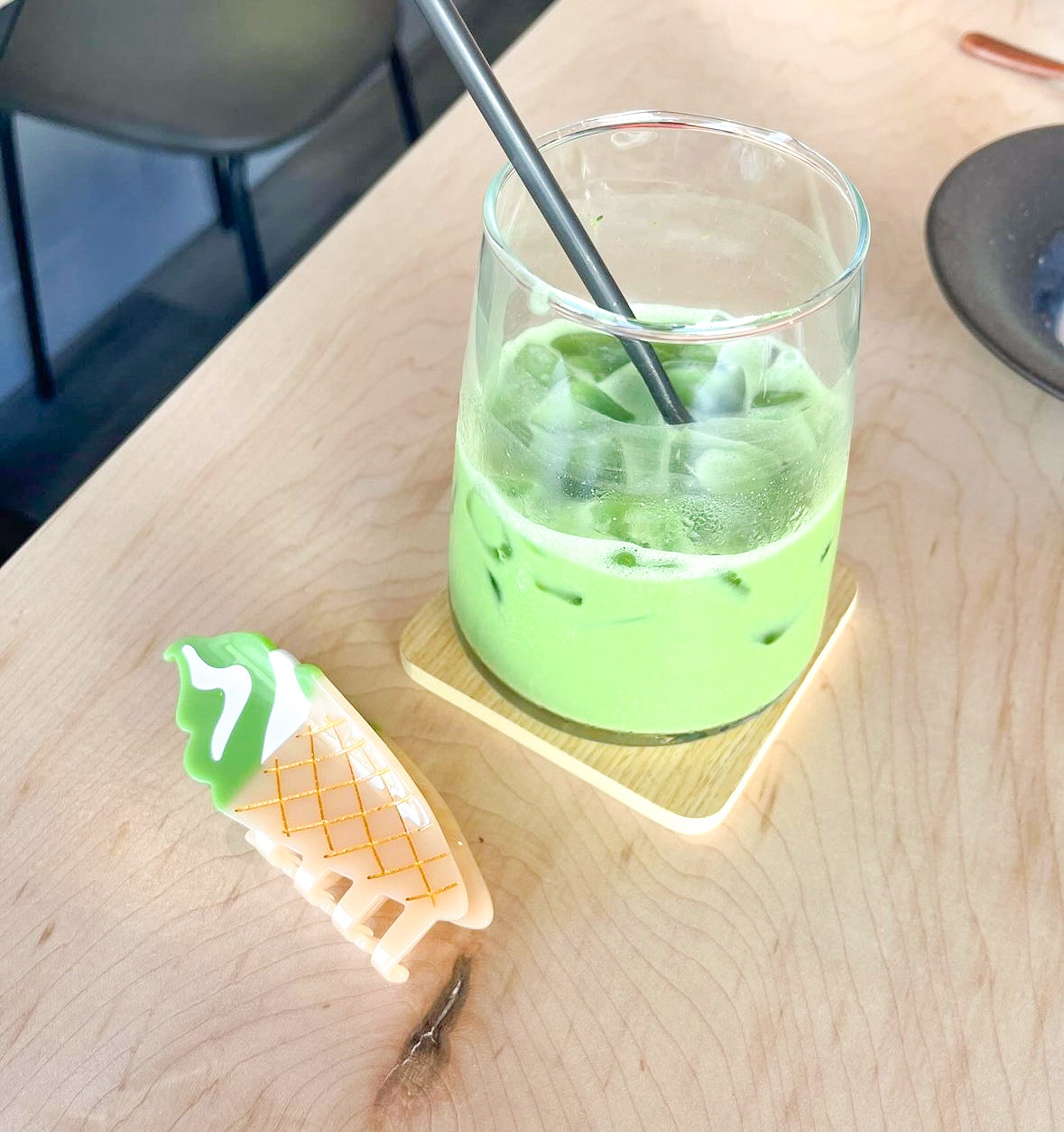 Coopmonsters Matcha Ice Cream Hair Claw