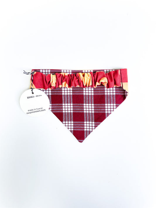 Hau Hibiscus Maroon Scrunch-Dana