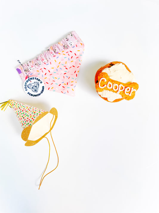 Birthday Pups Scrunch-Dana