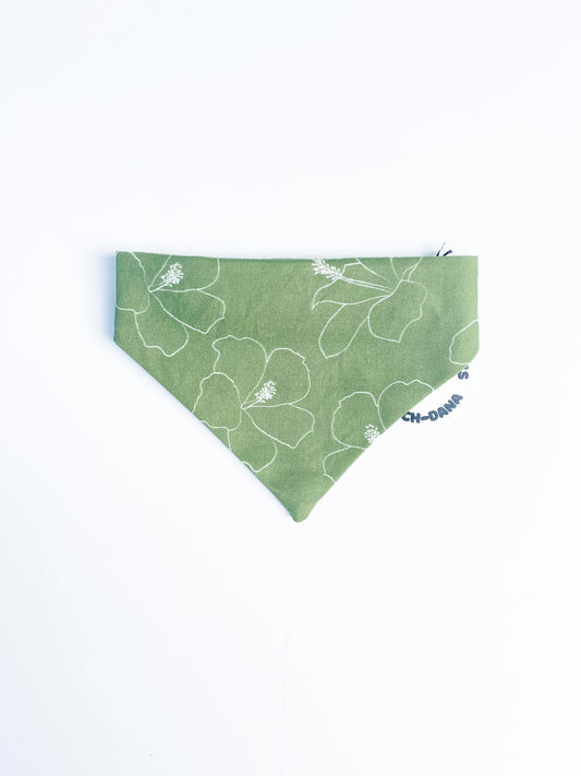 Hibiscus Greeen Scrunch-Dana