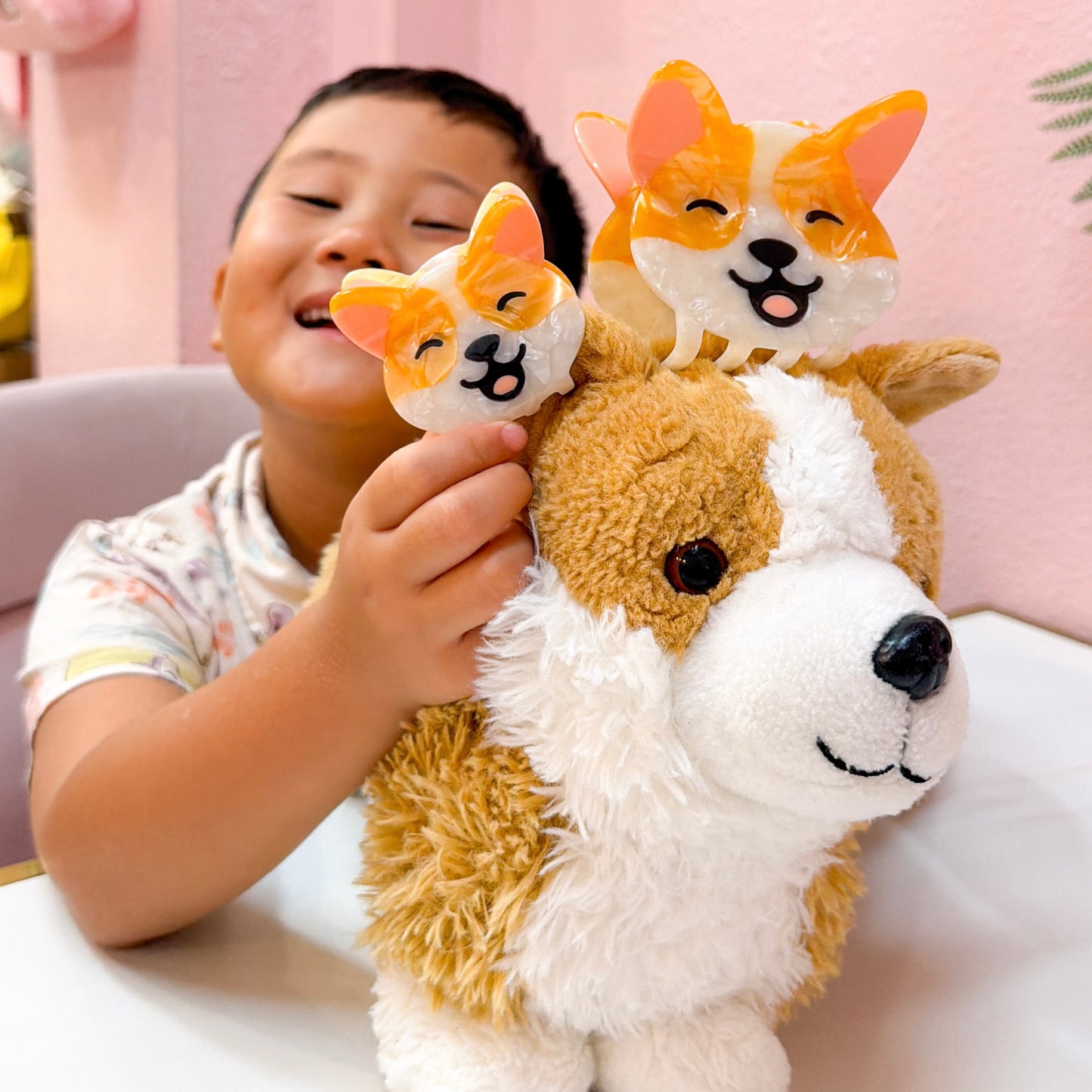 COOPMONSTERS Corgi Dorgi Hair Claw