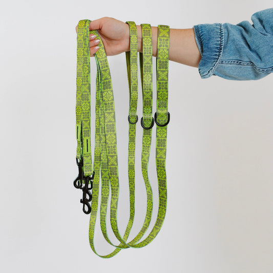 Coopmonsters Olive Quilt Leash