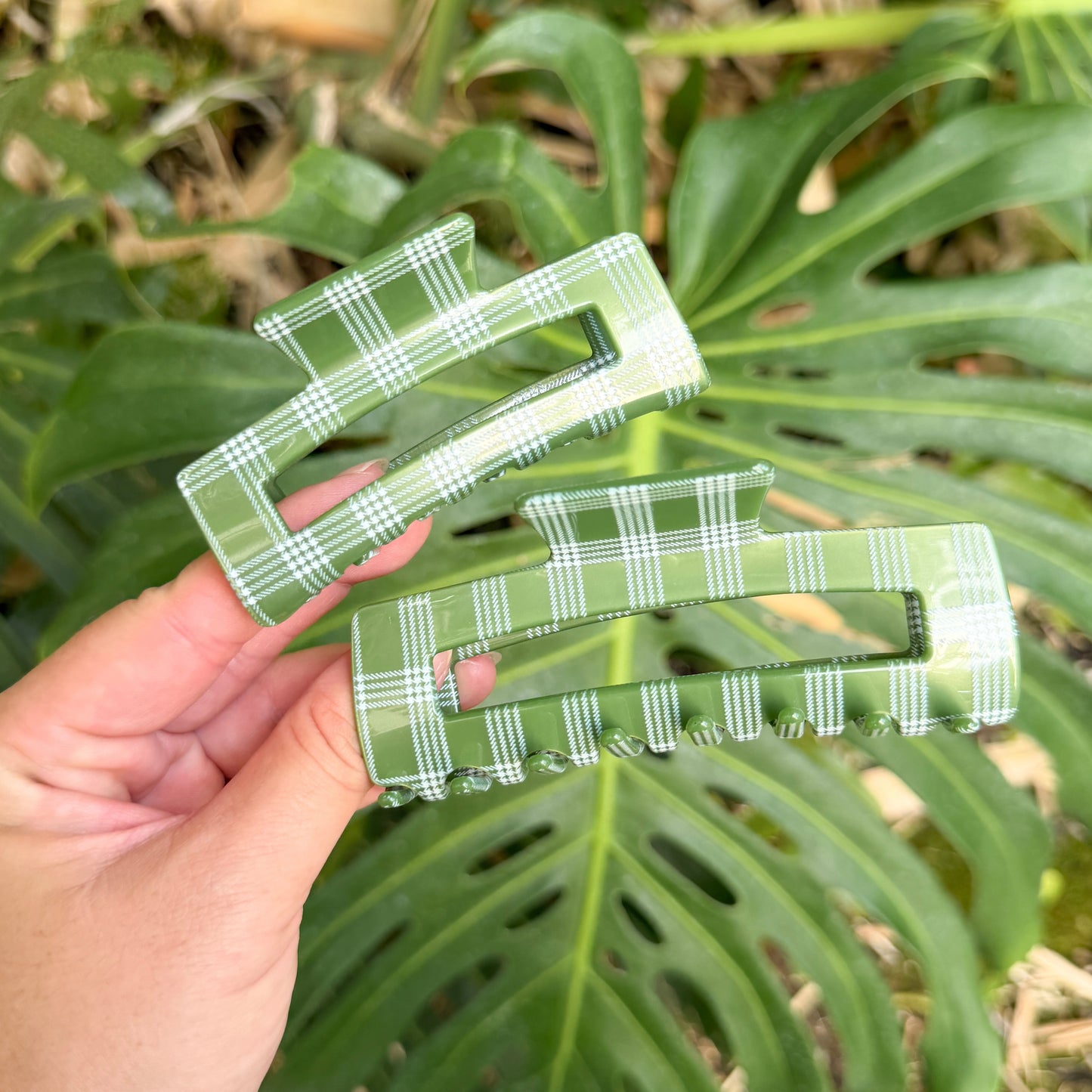 Coopmonsters Green Palaka Hair Claw