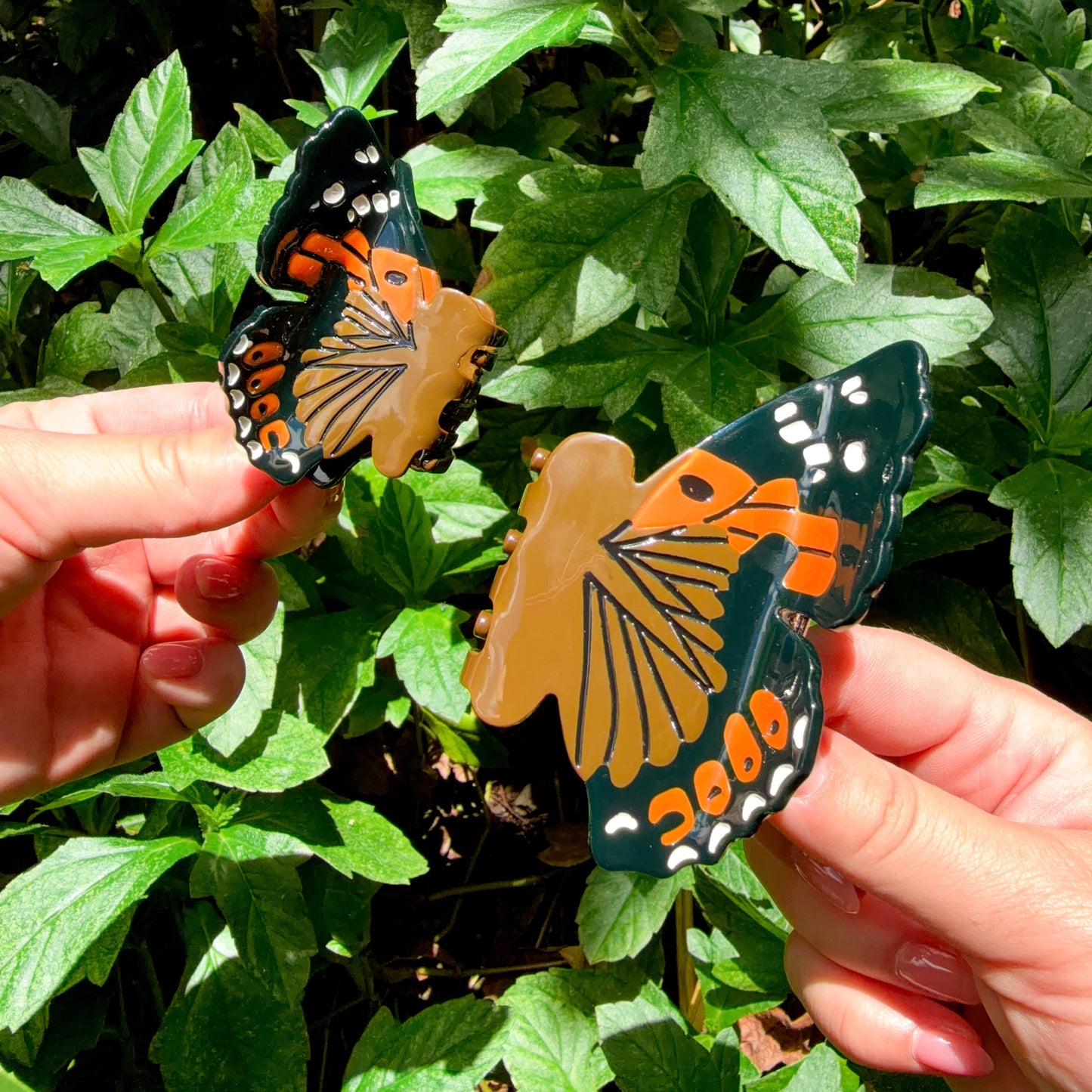 Coopmonsters Pulelehua Kamehameha Butterfly Hair Claw