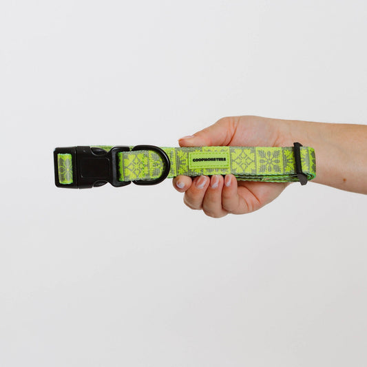 Coopmonsters Olive Quilt Collar