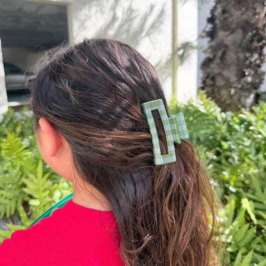 Coopmonsters Green Palaka Hair Claw